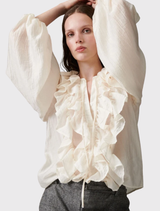 Day Frey Blouse - Jet Stream
