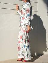 Sweet Walker Trouser - White Floral