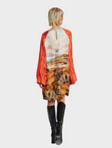 Alani Boat neck Mini Dress - Rodeo