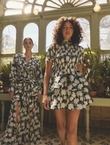 Rosey Short Sleeve Mini Dress - Floral