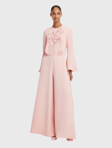 Leanne Applique Jumpsuit – Dusty Pink