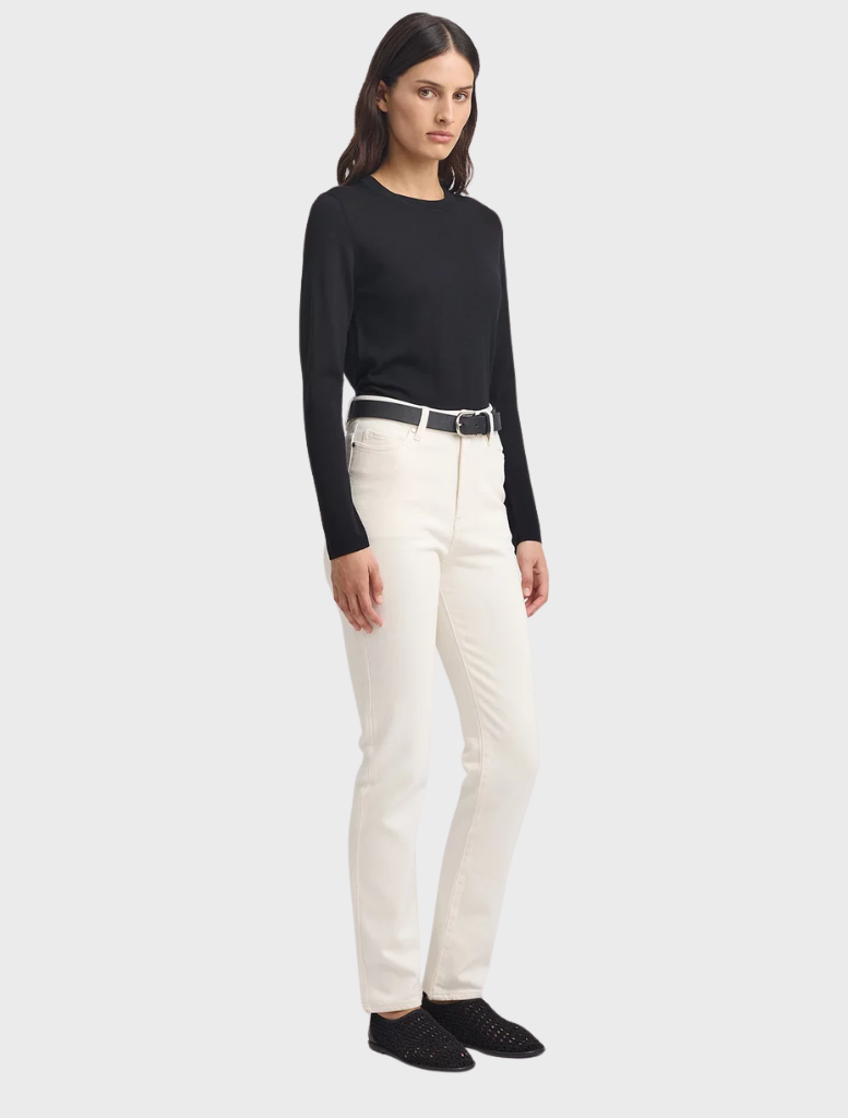 Fine Merino Crew - Black