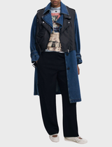 Trench Coat - Blue Denim