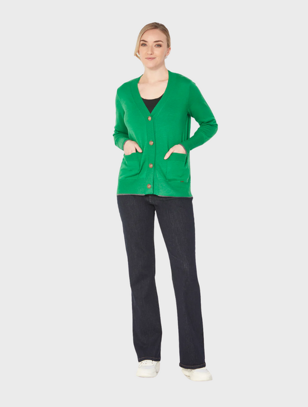 Oblige Cardi - Grass