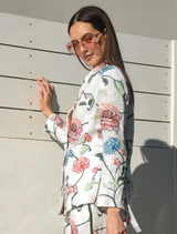 Needle A Little Love Jacket - White Floral