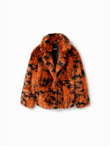 State Fur Jacket - Rust