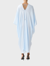 Drape Front V Neck Kaftan - The Hum Of The Alhambra