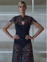 Elise Midi Dress - Midnight