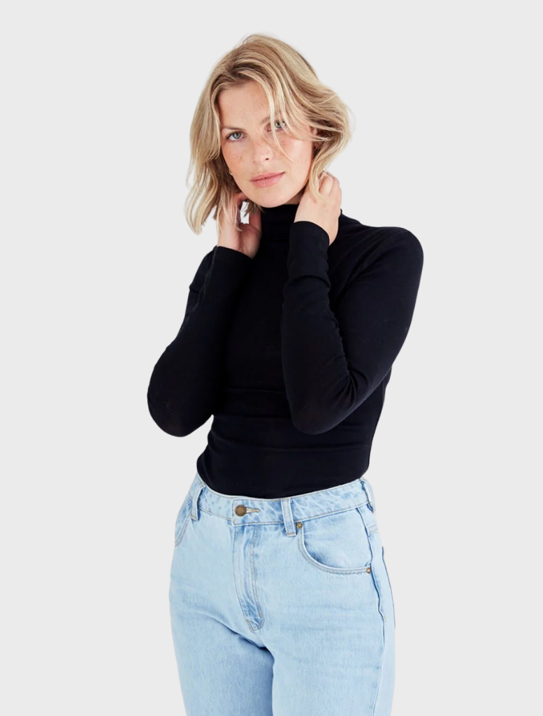 Base Layer Polo - Jet Black