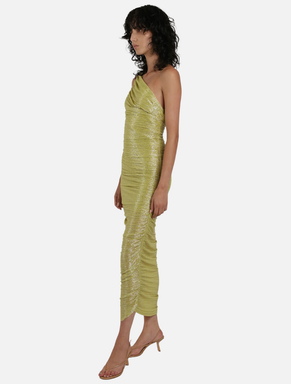 Melissa dress - sunny lime