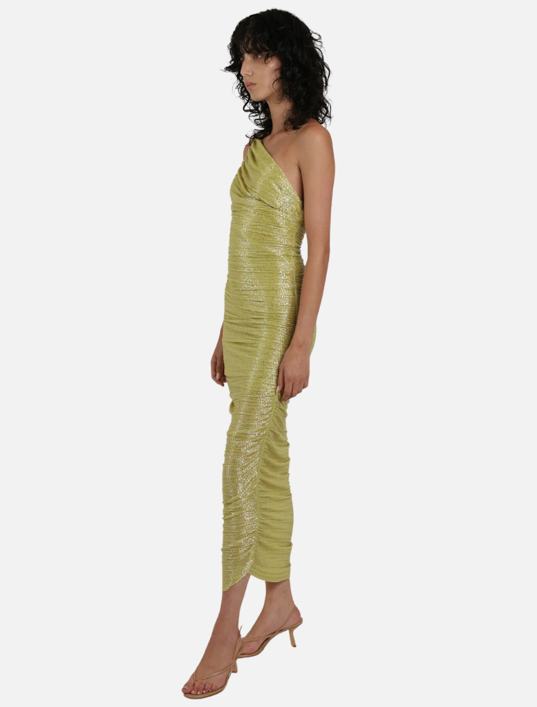 Melissa dress - sunny lime