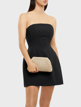 Anna Woven Clutch - Natural