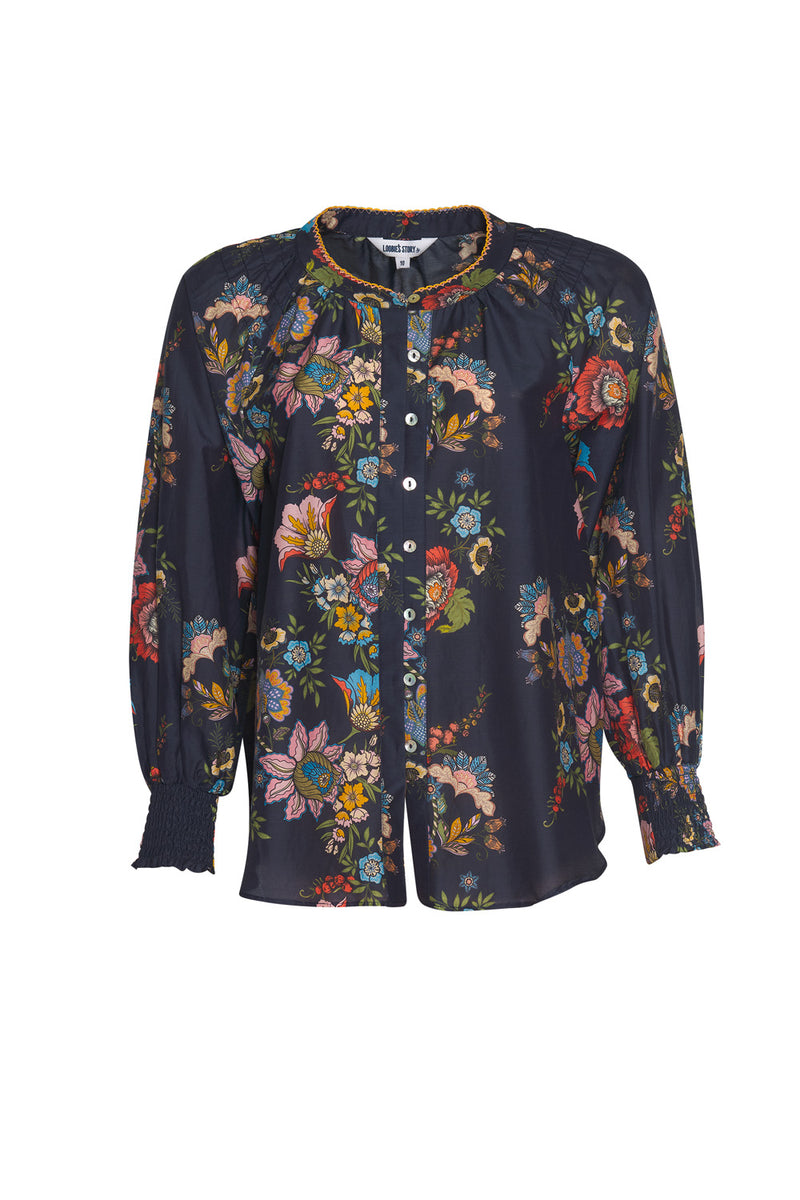 Gala Shirt - Indigo Multi