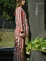 Seville Strolls  Pant - Red/Natural