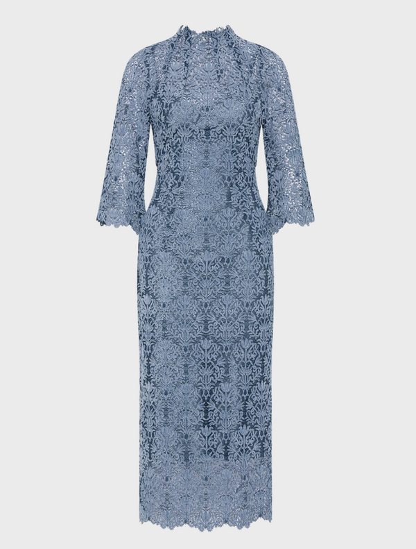 Juliette Midi - Pale Blue-Navy