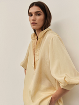 Tumbled Taffeta Resort Shirt - Sorbet