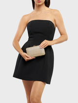Jen Mesh Clutch - Gold