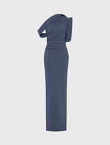 Rowana Gown - Steel Blue