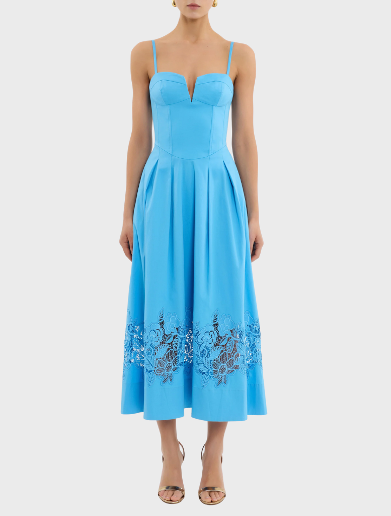 Montreux Midi Dress - Blue