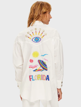 Adelyn Oversized Embroide- White
