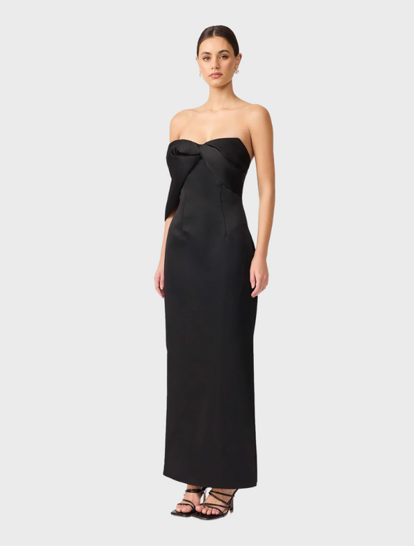 Dandelion Strapless Gown - Black