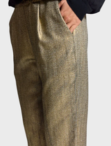 Beluca Straight Leg Trousers - Gold