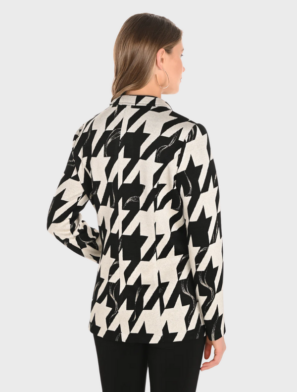 Knit Jacket - Begie/Black