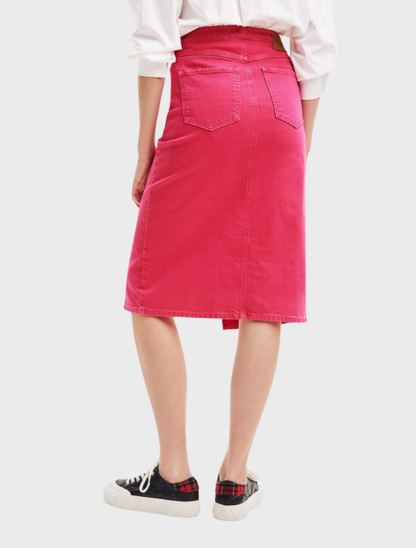 Denim Skirt Morgan - Pink