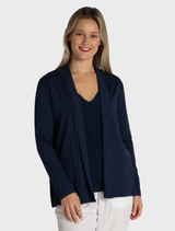 Pull On Jacket - Sapphire