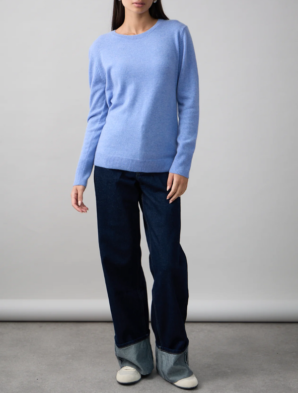 Essential Slim Crew - Cornflower