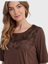 St Tropez Top - Cocoa
