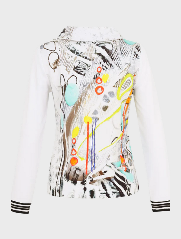 'Ca Se Celebre' Zip Jacket 25608