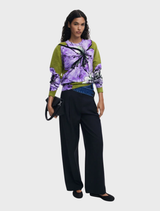 Thin Gauge Pullover - Floral Print