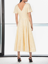 Marilyn Monrose Dress - Ivory/Black