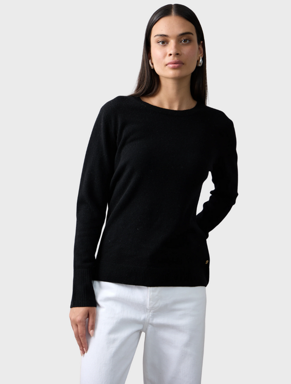 Essential Slim Crew - Jet Black