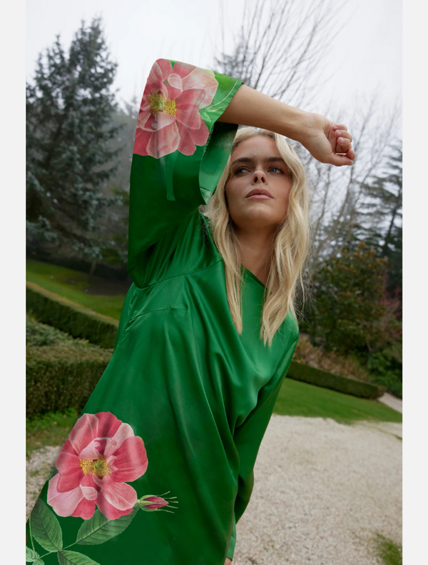 Heidi Dress In Forest Fleur