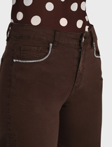 Woven Denim Pant - Coconut