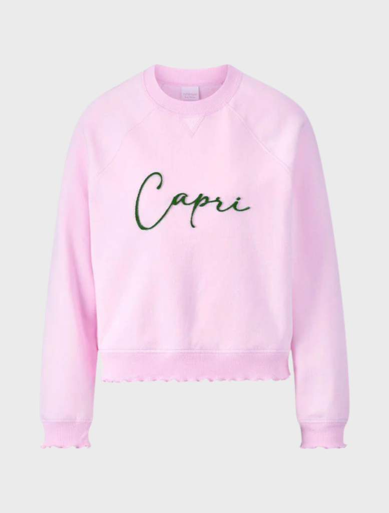 Sweater with lettering - Spring Blush