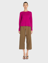 Crew Sweater - Berry