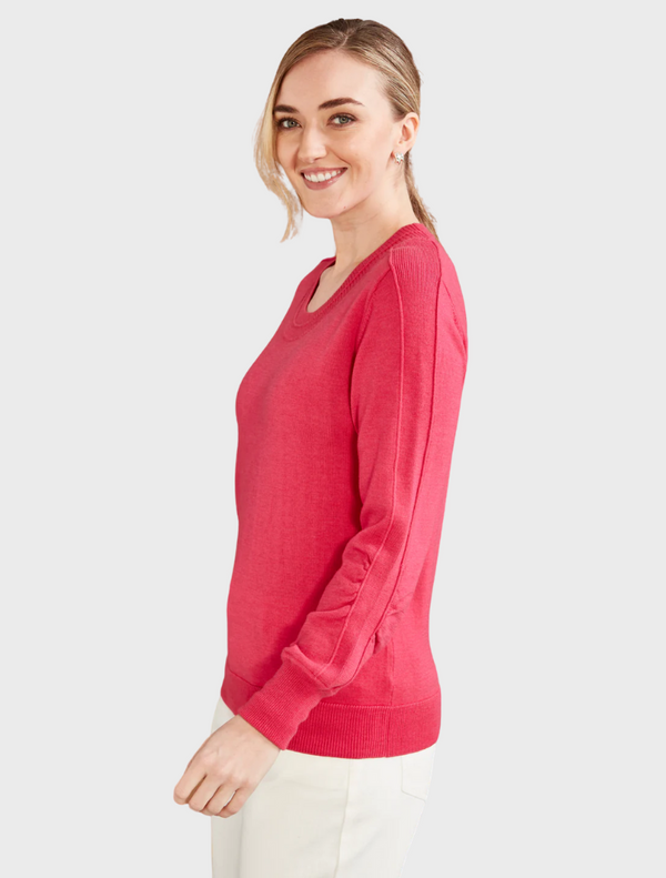 Cole Sweater - Hot Pink