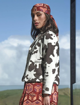 Suits Her Jacket - Brown Cow