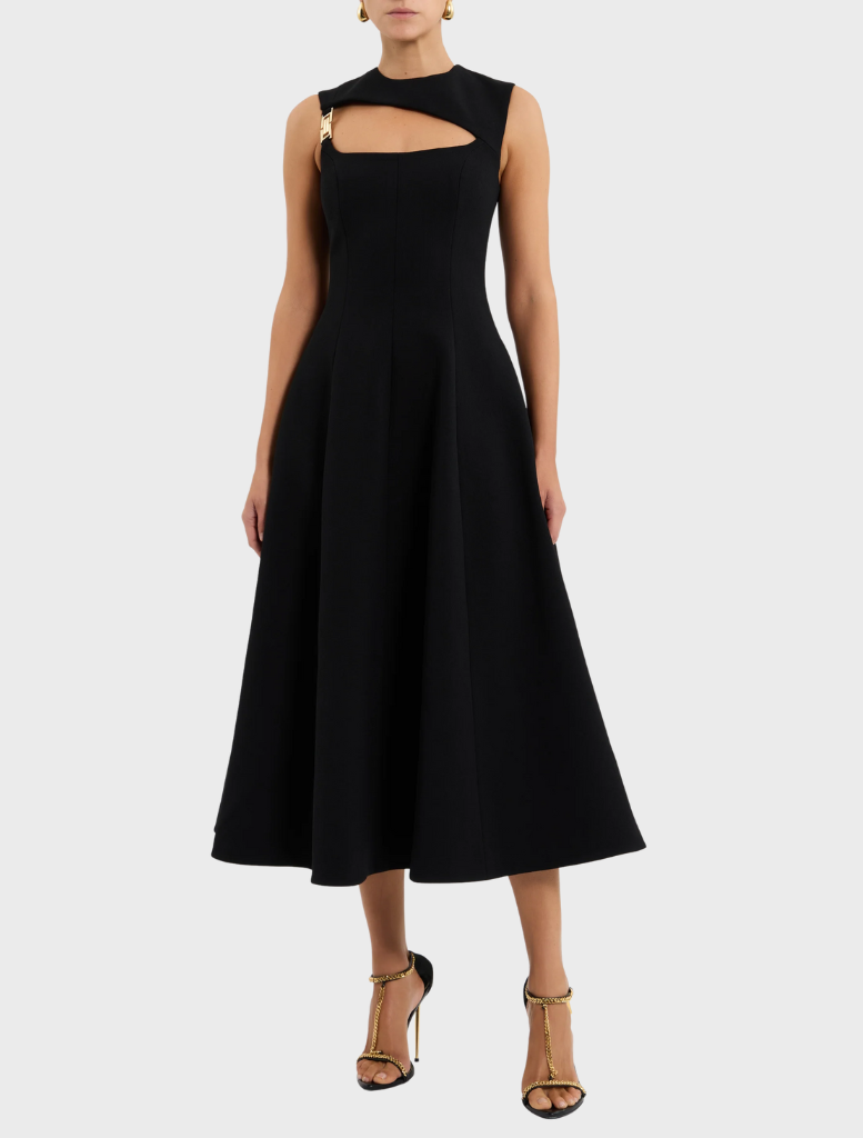 Freyja Midi Dress - Black