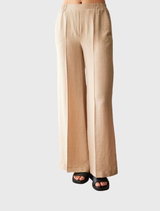 Lustre Linen Trousers - Sand