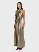 Ewart Maxi Dress - Walnut