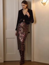 Iman Skirt - Chocolate Plum