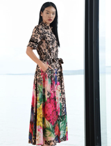 Belt Away Dress - Vintage Floral