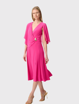 Flowy Dress - Shocking Pink