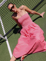 Layla Dress - Ruby Gingham