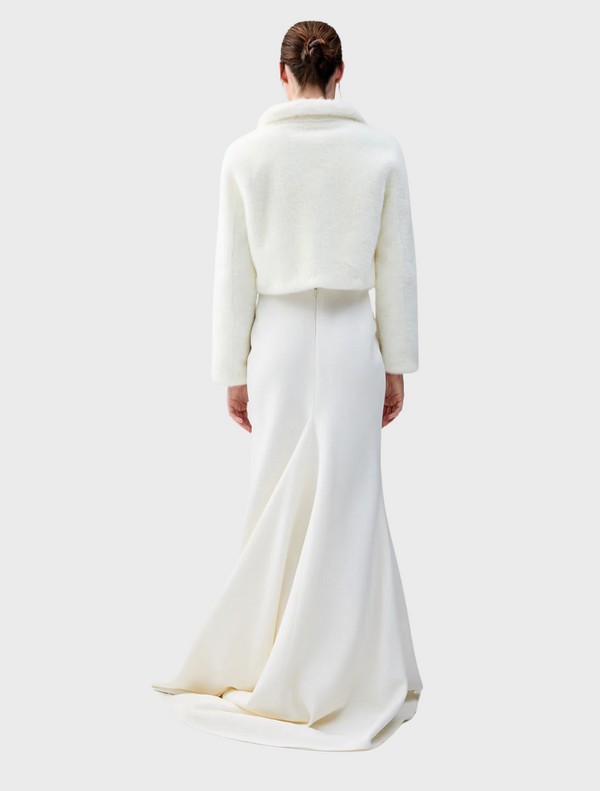 Tirage Cropped Jacket - Blanc