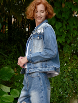 Diamond Life  Jacket  - Blue Denim